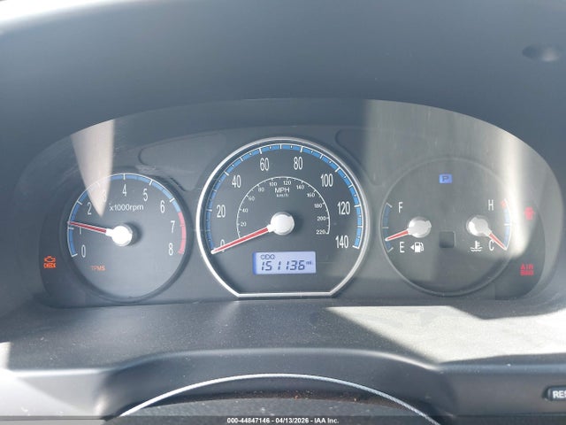 44847146 :رقم المزاد ، 5NMSG13D19H243807 vin ، 2009 Hyundai Santa Fe Gls مزاد بيع