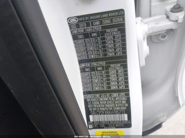 2019 LAND ROVER DISCOVERY SPORT SALCP2FX6KH785713 Photo 8