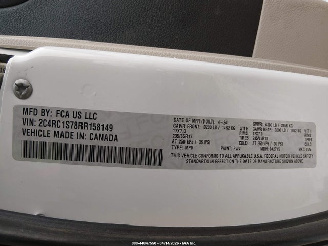 2024 CHRYSLER PACIFICA HYBRID 2C4RC1S78RR158149 Photo 8