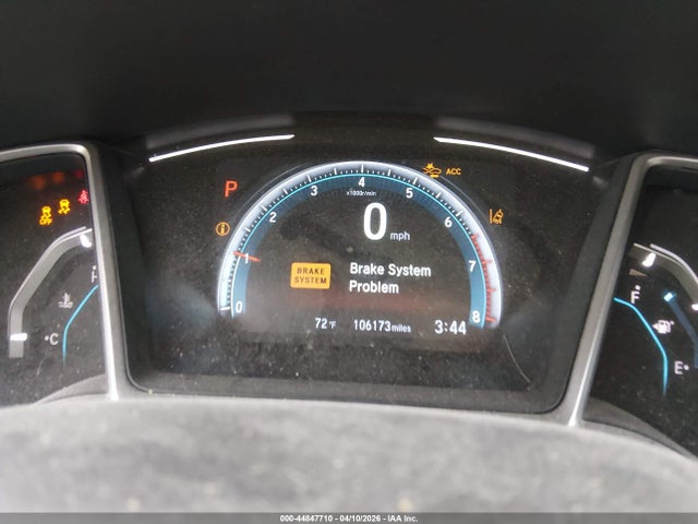 2020 Honda Civic Touring მანქანა იყიდება აუქციონზე, vin: 2HGFC1F90LH680626, აუქციონის ნომერი: 44847710