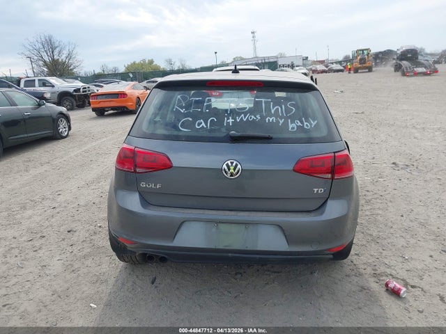 Aukcja sprzedaży 2015 Volkswagen Golf Tdi Se 4-door, vin: 3VWRA7AU1FM063738, numer aukcji: 44847712