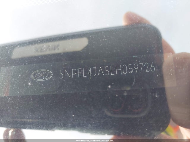 Продажа на аукционе авто 2020 Hyundai Sonata Sel, vin: 5NPEL4JA5LH059726, номер лота: 44847882