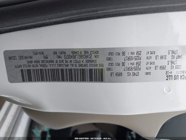 Продажа на аукционе авто 2018 Dodge Grand Caravan Se, vin: 2C4RDGBG1JR245573, номер лота: 44847989