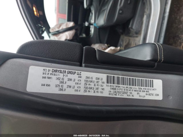 Продаж на аукціоні авто 2015 Jeep Grand Cherokee Limited, vin: 1C4RJFBG2FC625427, номер лоту: 44848020