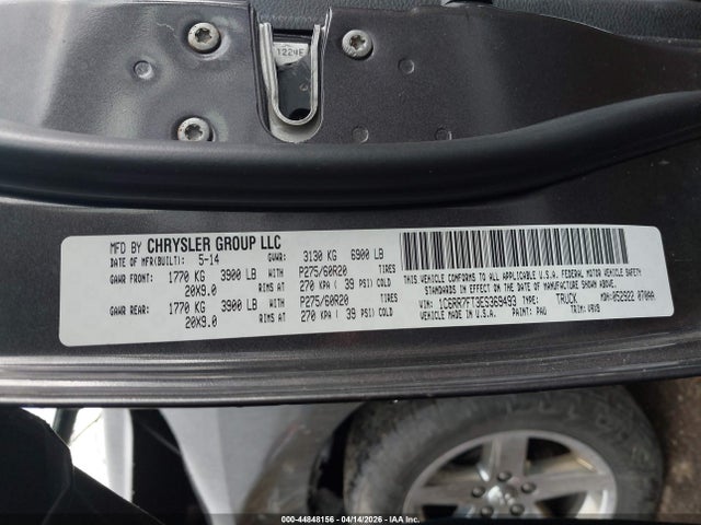 Продажа на аукционе авто 2014 Ram 1500 Express, vin: 1C6RR7FT3ES369493, номер лота: 44848156