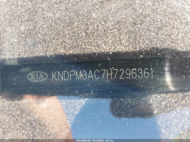 Aukcja sprzedaży 2017 Kia Sportage Lx, vin: KNDPM3AC7H7296361, numer aukcji: 44848169