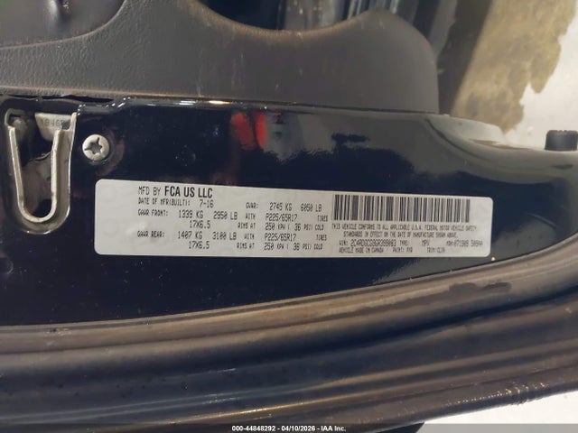 2016 DODGE GRAND CARAVAN 2C4RDGCG9GR399083 Photo 8
