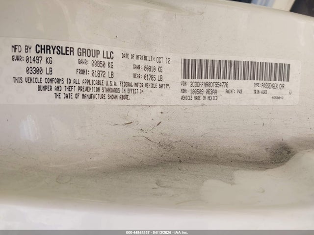 2013 FIAT 500 3C3CFFAR0DT554776 Photo 8