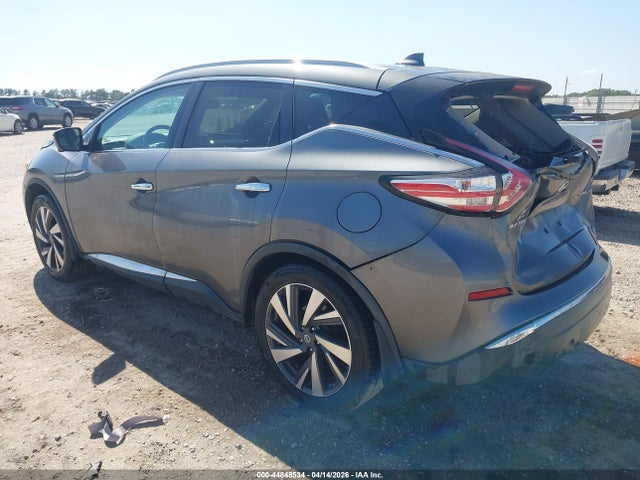 Продаж на аукціоні авто 2017 Nissan Murano Platinum, vin: 5N1AZ2MG4HN199738, номер лоту: 44848534