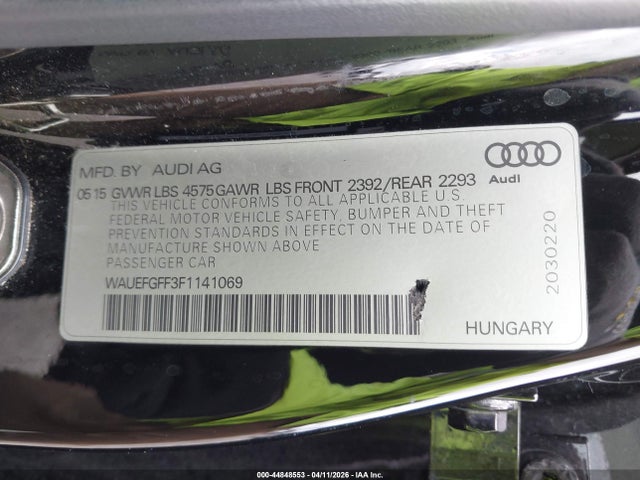 2015 AUDI A3 WAUEFGFF3F1141069 Photo 8
