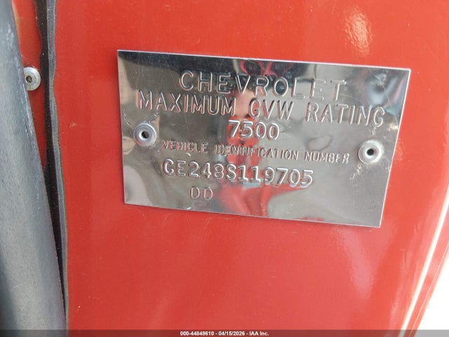 44848610 :رقم المزاد ، CE248S119705 vin ، 1968 Chevrolet C10 مزاد بيع