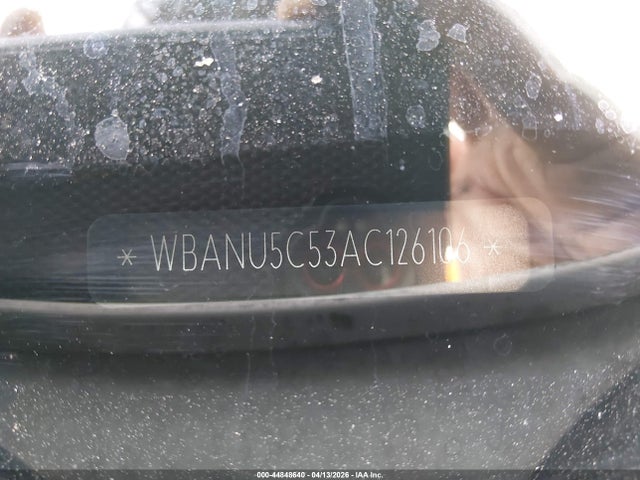 Aukcja sprzedaży 2010 Bmw 528i, vin: WBANU5C53AC126106, numer aukcji: 44848640