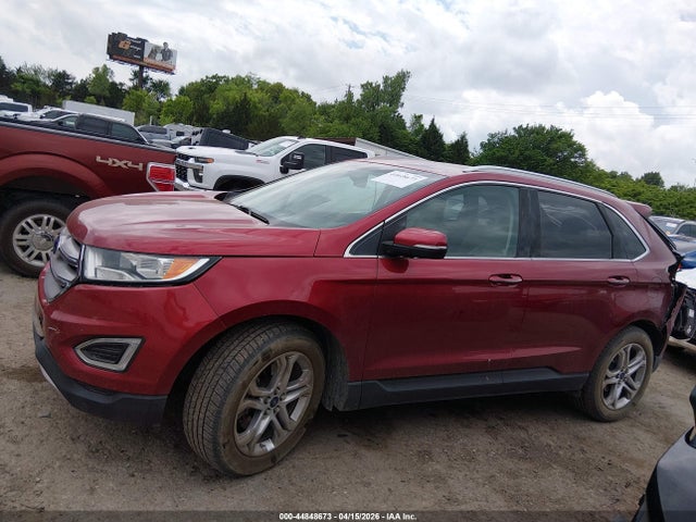 2015 Ford Edge Titanium მანქანა იყიდება აუქციონზე, vin: 2FMTK4K93FBB52996, აუქციონის ნომერი: 44848673