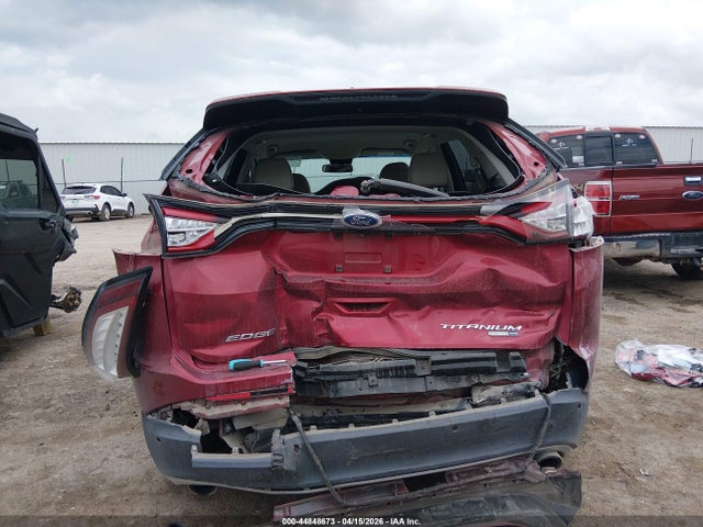 2015 Ford Edge Titanium მანქანა იყიდება აუქციონზე, vin: 2FMTK4K93FBB52996, აუქციონის ნომერი: 44848673