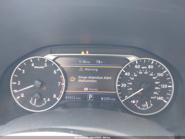 44848740 :رقم المزاد ، 1N4BL4CV2MN365910 vin ، 2021 Nissan Altima Sr Fwd مزاد بيع