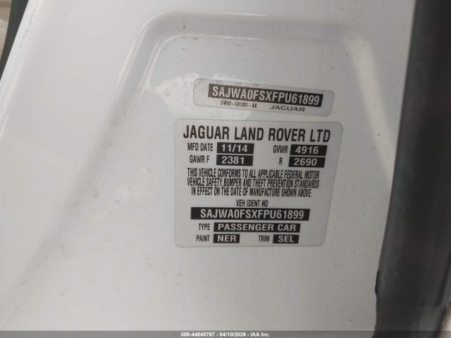 2015 JAGUAR XF SAJWA0FSXFPU61899 Photo 8