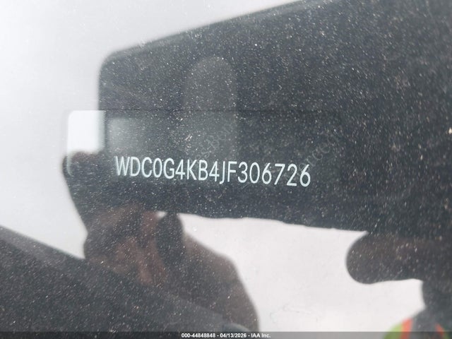 Aukcja sprzedaży 2018 Mercedes-benz Glc 300 4matic, vin: WDC0G4KB4JF306726, numer aukcji: 44848848