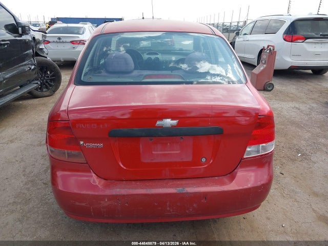 Aukcja sprzedaży 2006 Chevrolet Aveo Lt, vin: KL1TG56676B562595, numer aukcji: 44848879