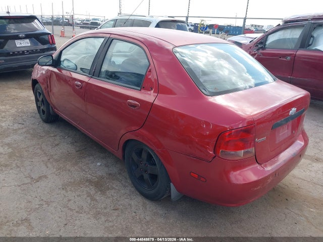 Aukcja sprzedaży 2006 Chevrolet Aveo Lt, vin: KL1TG56676B562595, numer aukcji: 44848879