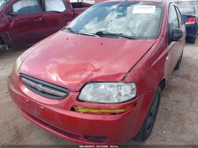 Aukcja sprzedaży 2006 Chevrolet Aveo Lt, vin: KL1TG56676B562595, numer aukcji: 44848879