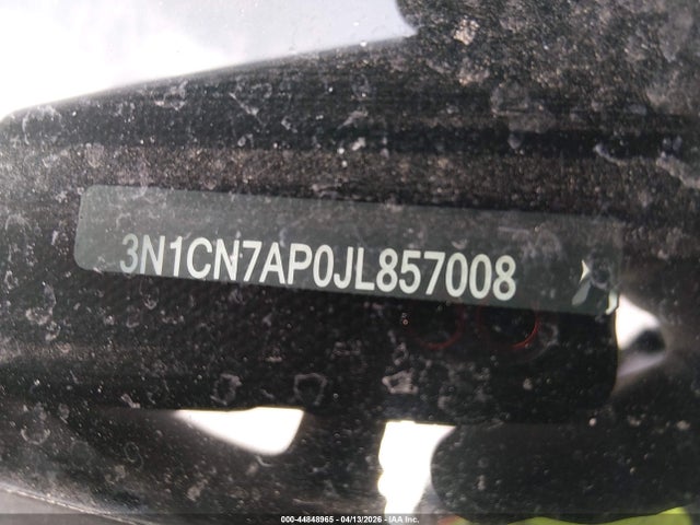 44848965 :رقم المزاد ، 3N1CN7AP0JL857008 vin ، 2018 Nissan Versa 1.6 S+ مزاد بيع