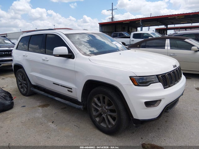 Aukcja sprzedaży 2016 Jeep Grand Cherokee Limited 75th Anniversary, vin: 1C4RJEBG8GC407519, numer aukcji: 44848982