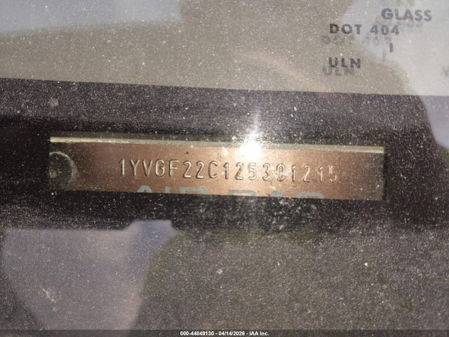 Продажа на аукционе авто 2002 Mazda 626 Lx, vin: 1YVGF22C125301215, номер лота: 44849130