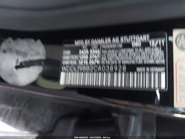 44849323 :رقم المزاد ، WDDLJ9BB2CA038928 vin ، 2012 Mercedes-benz Cls 550 4matic مزاد بيع