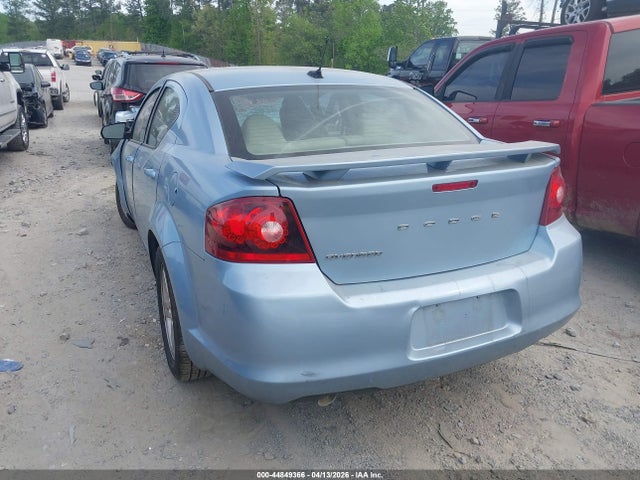 44849366 :رقم المزاد ، 1C3CDZAG9DN677188 vin ، 2013 Dodge Avenger Se V6 مزاد بيع