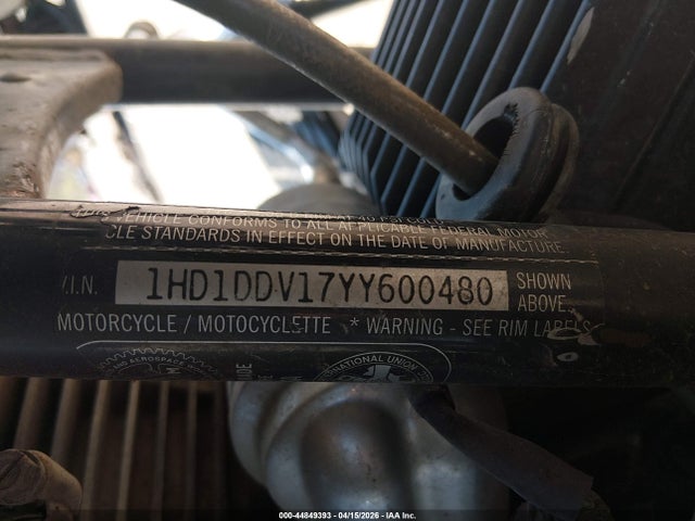 Продаж на аукціоні авто 2000 Harley-davidson Flht, vin: 1HD1DDV17YY600480, номер лоту: 44849393