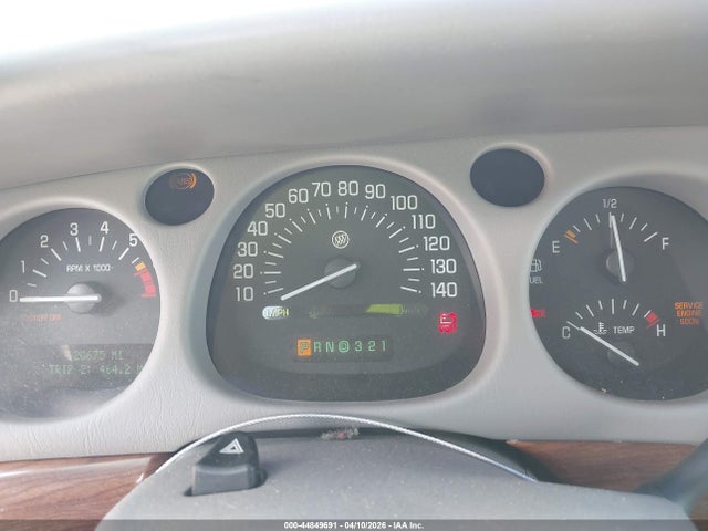 Продаж на аукціоні авто 2003 Buick Lesabre Custom, vin: 1G4HP52K134141873, номер лоту: 44849691