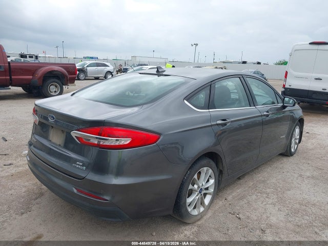 Продажа на аукционе авто 2019 Ford Fusion Hybrid Se, vin: 3FA6P0LU2KR139804, номер лота: 44849728