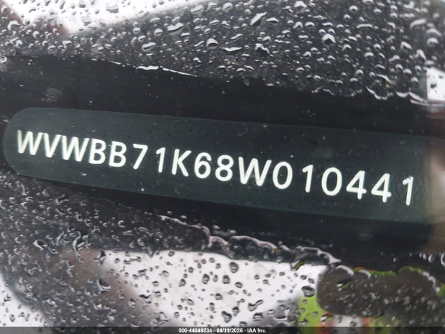 Продаж на аукціоні авто 2008 Volkswagen Rabbit S, vin: WVWBB71K68W010441, номер лоту: 44849734