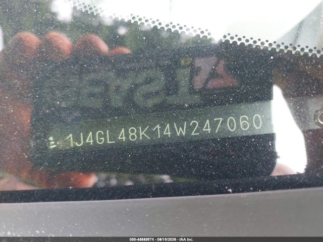 Продаж на аукціоні авто 2004 Jeep Liberty Sport, vin: 1J4GL48K14W247060, номер лоту: 44849771