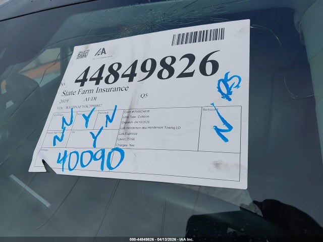 WA1BNAFY0K2094847 Audi Q5 45 Premium