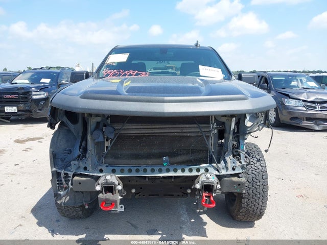44849978 :رقم المزاد ، 3GCPYCEF0MG191636 vin ، 2021 Chevrolet Silverado 1500 4wd  Short Bed Custom Trail Boss مزاد بيع
