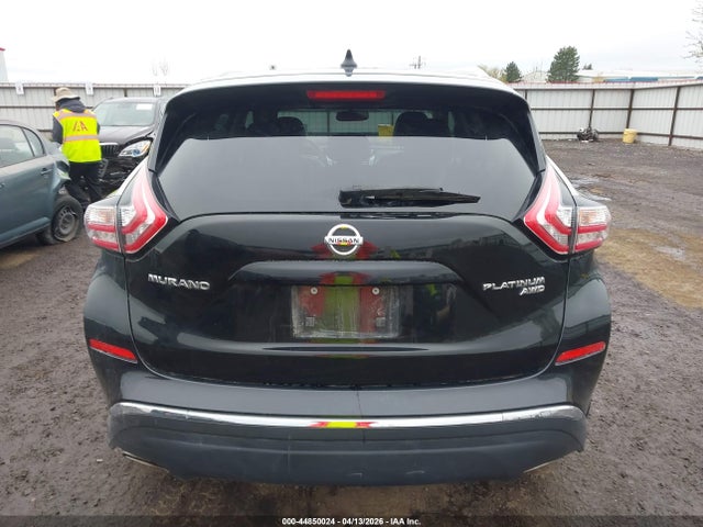 5N1AZ2MH5JN160347 Nissan Murano Platinum