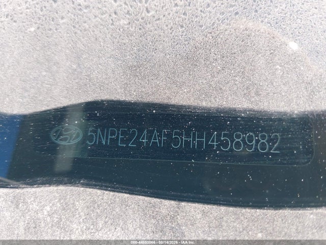 Aukcja sprzedaży 2017 Hyundai Sonata Se, vin: 5NPE24AF5HH458982, numer aukcji: 44850066