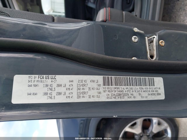 2017 JEEP NEW COMPASS 3C4NJDDB8HT635374 Photo 8