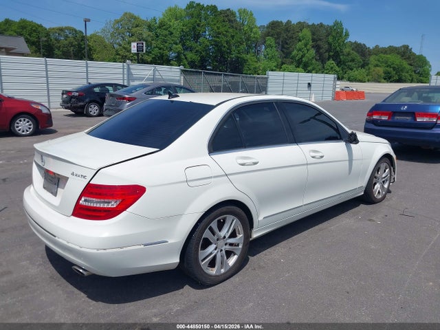 44850150 :رقم المزاد ، WDDGF8BBXCR231052 vin ، 2012 Mercedes-benz C 300 Luxury 4matic مزاد بيع