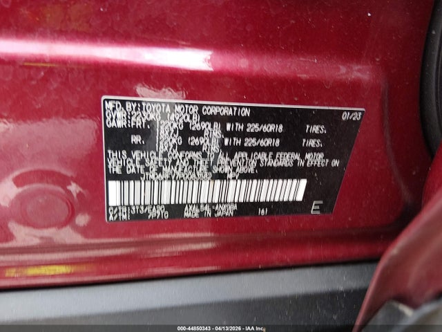 Продажа на аукционе авто 2023 Toyota Rav4 Hybrid Limited, vin: JTMD6RFV7PD083582, номер лота: 44850343