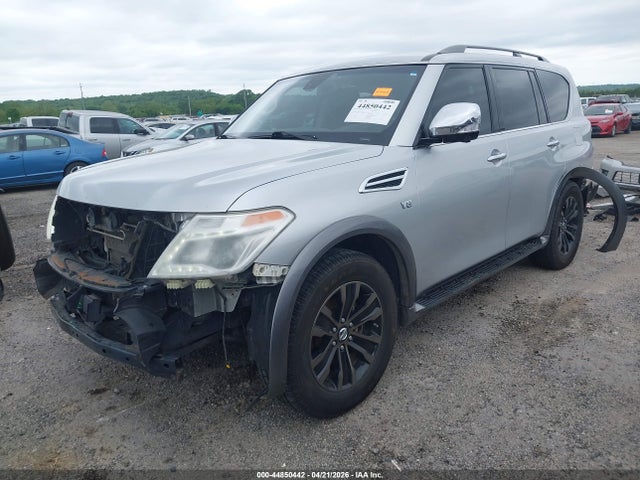 44850442 :رقم المزاد ، JN8AY2NE8H9704097 vin ، 2017 Nissan Armada Platinum مزاد بيع