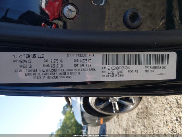 Продажа на аукционе авто 2015 Dodge Challenger Sxt, vin: 2C3CDZAG4FH856248, номер лота: 44850490