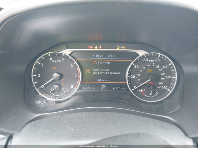 1N4BL4CV2NN389870 Nissan Altima Sr Fwd