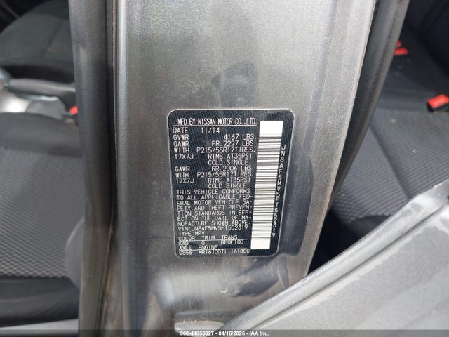 Nissan JUKE S 2015 JN8AF5MV5FT552319 Image 9