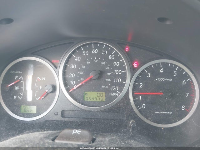 Aukcja sprzedaży 2005 Subaru Impreza Outback Sport Base W/special Edition, vin: JF1GG68545H803633, numer aukcji: 44850663