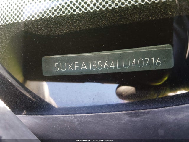 44850674 :رقم المزاد ، 5UXFA13564LU40716 vin ، 2004 Bmw X5 3.0i مزاد بيع