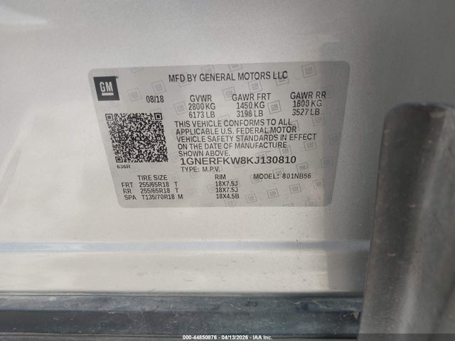 Chevrolet Traverse Ls 2019 1GNERFKW8KJ130810 Image 9