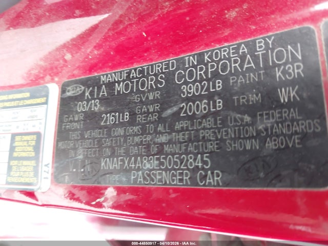 2014 KIA FORTE KNAFX4A83E5052845 Photo 8