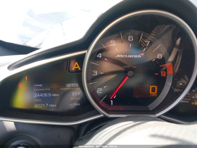 2014 Mclaren Mp4-12c მანქანა იყიდება აუქციონზე, vin: SBM11BAA4EW003046, აუქციონის ნომერი: 44850942